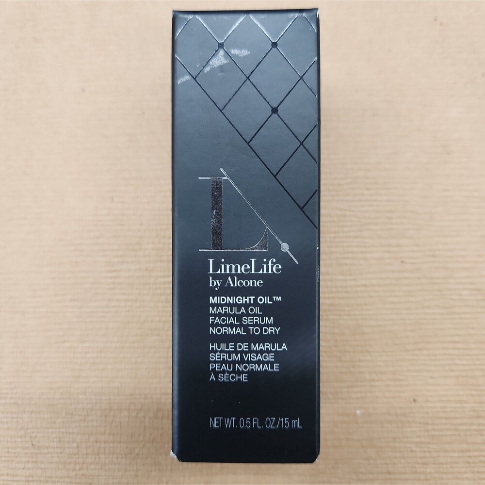 LimeLife by Alcone Midnight Oil Marula FACIAL SERUM - NIB .5 fl oz